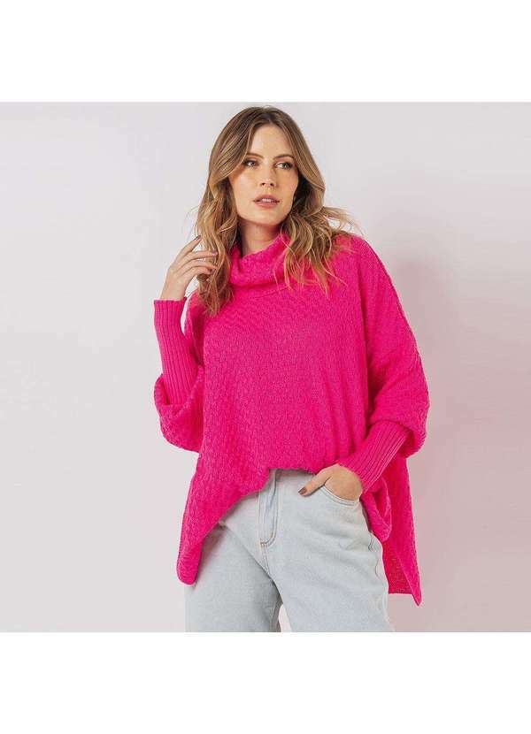 Elora - Blusa Slit Elora Tricot Feminina Rosa