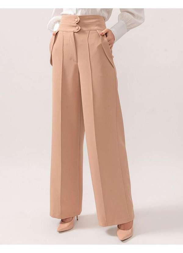 Elora - Calça Elora Eleanor Feminina Bege