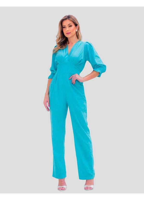 Elora - Macacão Elora Valencia Feminino Azul