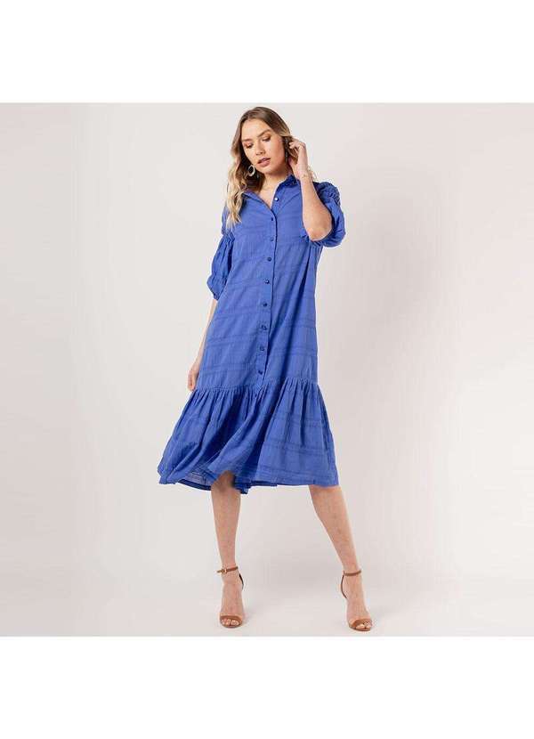 Elora - Vestido Elora Hari Feminino Azul Índigo