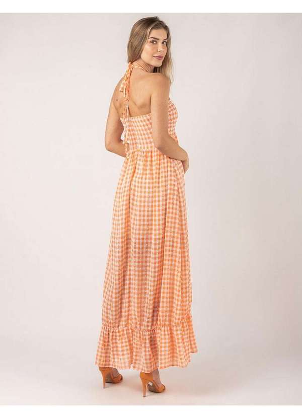 Elora - Vestido Elora Line Feminina Laranja 2