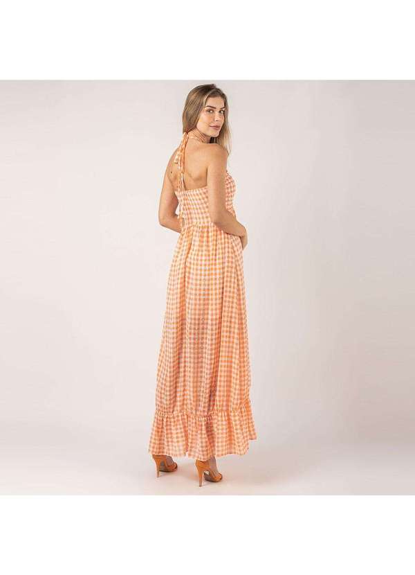 Elora - Vestido Elora Line Feminina Laranja 3