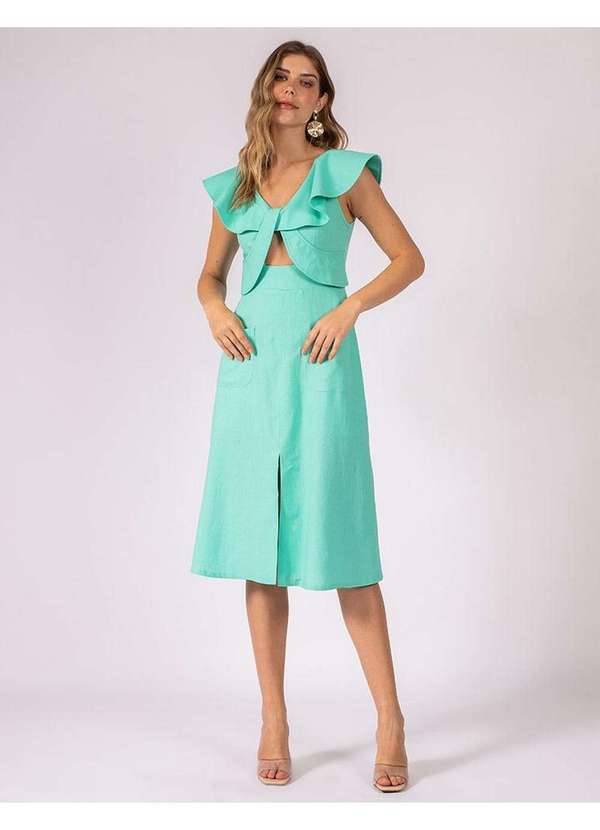 Elora - Vestido Elora Miller Feminino Verde