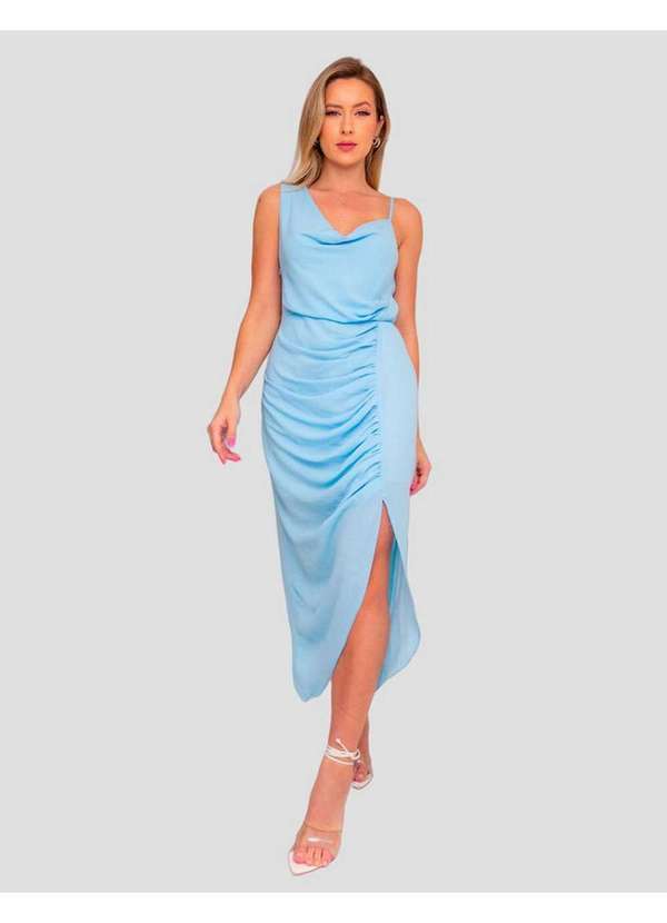 Elora - Vestido Elora Pieddra Feminino Azul