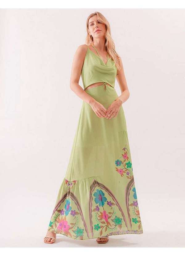 Elora - Vestido Elora Serena Feminino Verde Claro