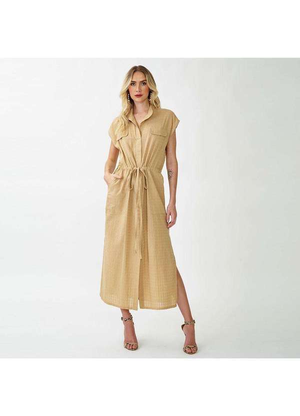 Elora - Vestido Elora Zine Bege