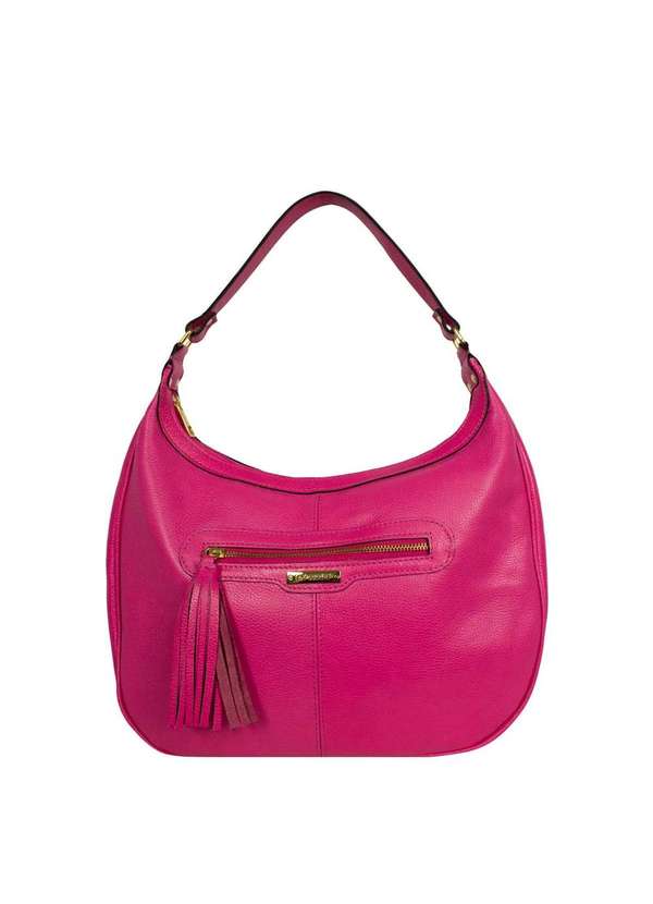 Le Postiche - Bolsa Couro Ombro Canoa Tassel Le Postiche Pink