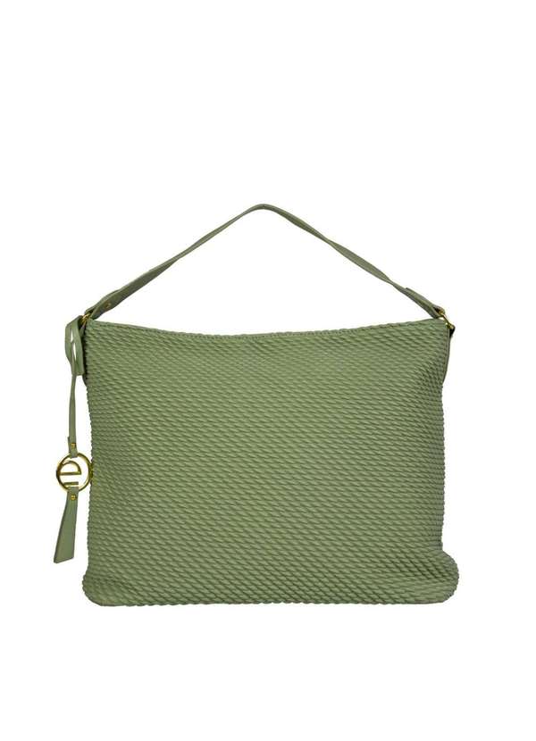 Le Postiche - Bolsa Ombro Canoa Tressê Le Postiche Verde-Militar
