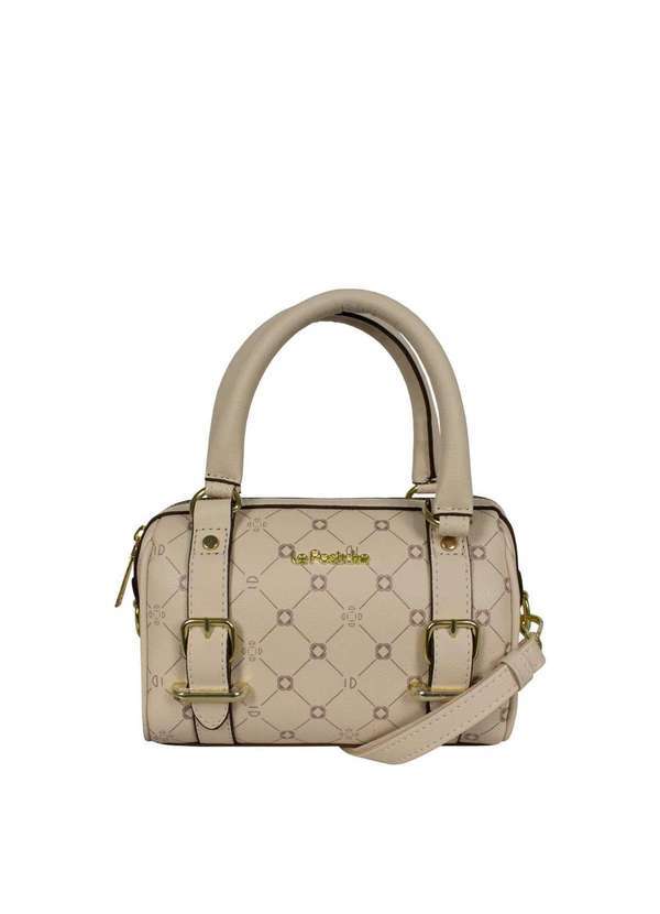 Le Postiche - Bolsa Transversal e Mão Monograma Le Postiche Off-White