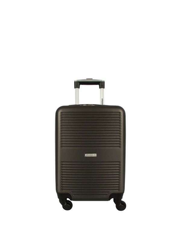Stradda - Mala Bordo 8kg Rígida Rodas Giro 360° Bragança Stradda Cinza-Escuro