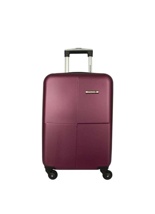 Stradda - Mala de Viagem Bordo com Rodas Giro 360° Rígida Verona Stradda Roxo