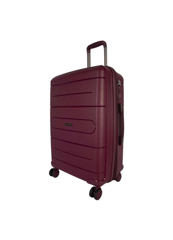 Le Postiche - Mala Média 23kg Rígida Rodas Giro 360° Berlim Black Le Postiche Vinho 2