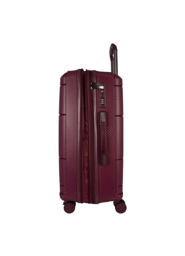 Le Postiche - Mala Média 23kg Rígida Rodas Giro 360° Berlim Black Le Postiche Vinho 3