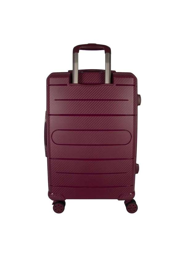 Le Postiche - Mala Média 23kg Rígida Rodas Giro 360° Berlim Black Le Postiche Vinho 4