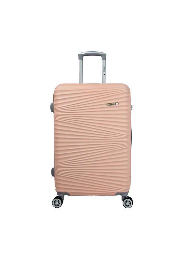 Stradda - Mala Média 23kg Rígida Rodas Giro 360° Milão Stradda Rose