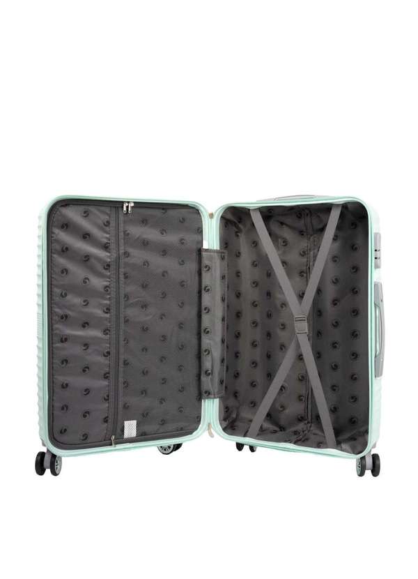 Stradda - Mala Média 23kg Rígida Rodas Giro 360° Milão Stradda Verde-Claro 5