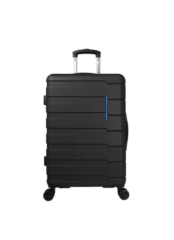 Stradda - Mala Média 23kg Rígida Rodas Giro 360° New York Stradda Preto