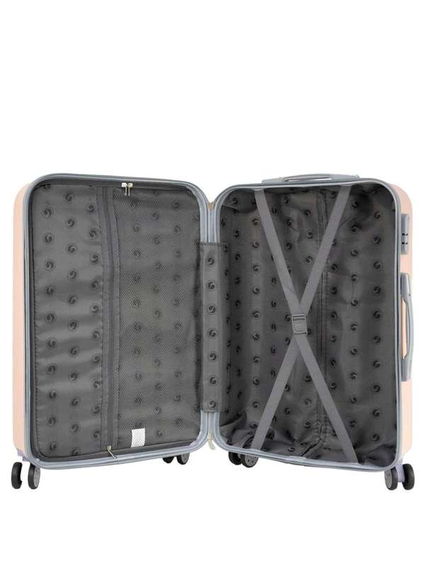 Stradda - Mala Média 23kg Rígida Rodas Giro 360° Sevilha Stradda Rose 5