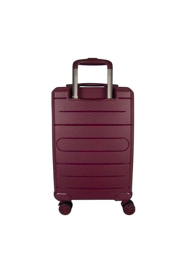 Le Postiche - Mala Pequena 10kg Rígida Rodas Giro 360° Berlim Black Le Postiche Vinho 4