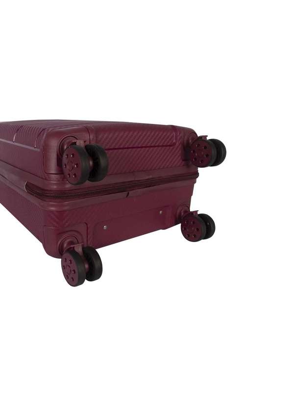 Le Postiche - Mala Pequena 10kg Rígida Rodas Giro 360° Berlim Black Le Postiche Vinho 5