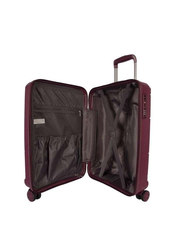 Le Postiche - Mala Pequena 10kg Rígida Rodas Giro 360° Berlim Black Le Postiche Vinho 6