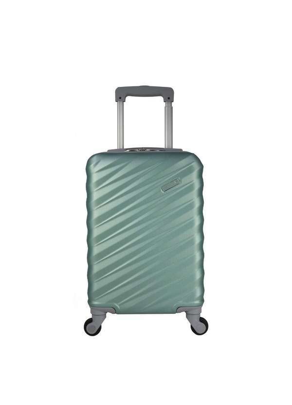 Stradda - Mala Pequena de Bordo 8kg Rígida Rodas Giro 360° Maia Stradda Verde-Claro