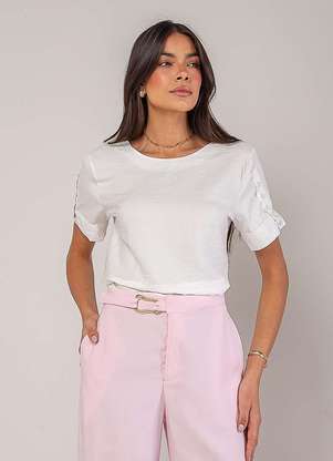 Salvatore Fashion - Blusa Alfaiataria com Botões na Manga - SALVATORE FASHION