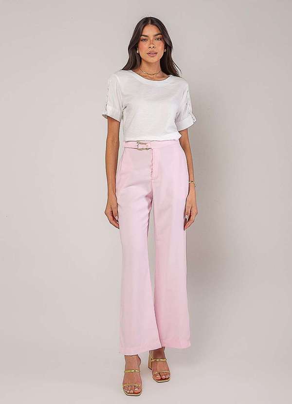 Salvatore Fashion - Blusa Alfaiataria com Botões na Manga Branco 2