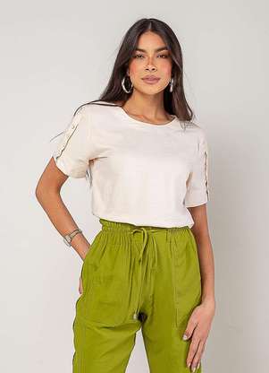 Salvatore Fashion - Blusa Alfaiataria com Botões na Manga - SALVATORE FASHION