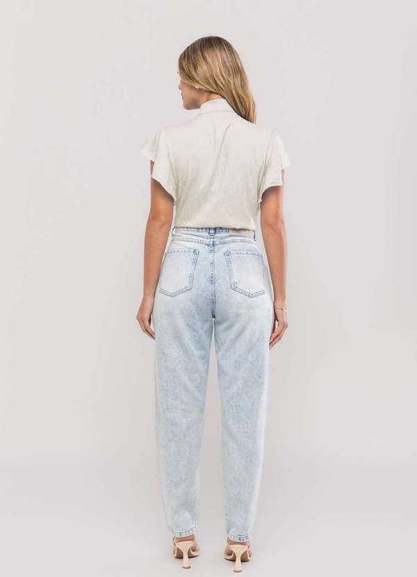 Salvatore Fashion - Blusa Feminina com Laço na Gola e Manga Babado Bege 3