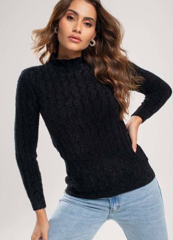 Blusa Cropped Blusa De Frio Pelinho Feminina Blusa Tricot Pelinho