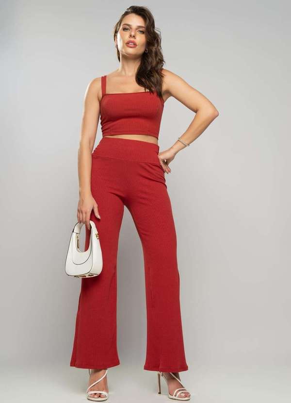 Salvatore Fashion - Cropped Top Faixa Comfy Malha Canelada  Fashion Laranja 4