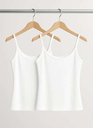 Salvatore Fashion - Kit 2 Regatas Alcinha Canelada - SALVATORE FASHION