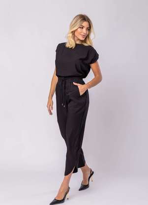 Salvatore Fashion - Calça Feminina Alfaiataria Barra Arredondada - SALVATORE FASHION