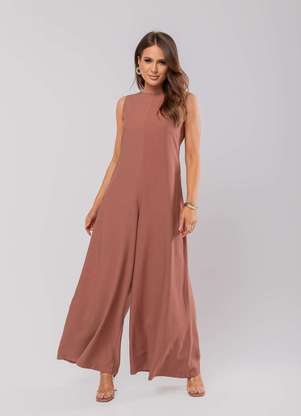 Salvatore Fashion - Macacão Regata Feminino Alfaiataria Pantalona  Fashion - SALVATORE FASHION