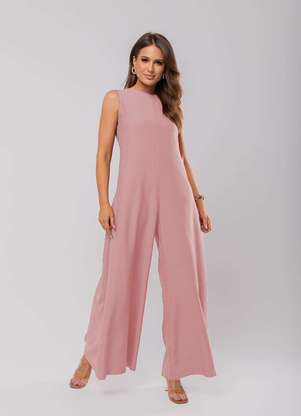 Salvatore Fashion - Macacão Regata Feminino Alfaiataria Pantalona  Fashion - SALVATORE FASHION