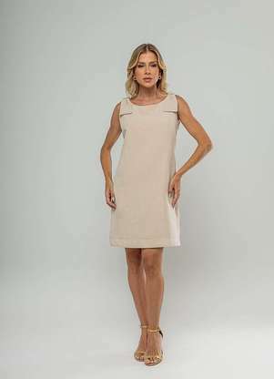 Salvatore Fashion - Vestido Curto Regata com Laço nos Ombros - SALVATORE FASHION