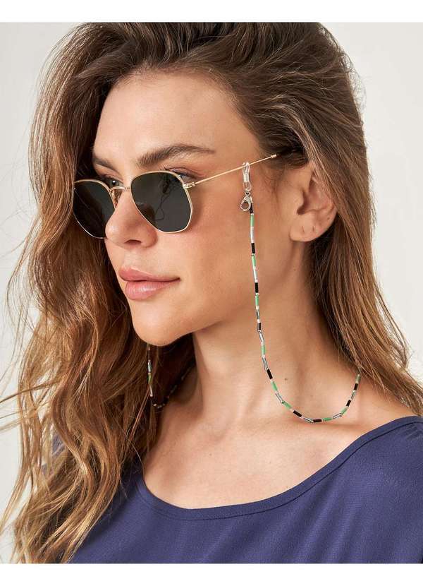 Zinzane - Cordinha Zinzane Feminino Mascara e Oculos Azul