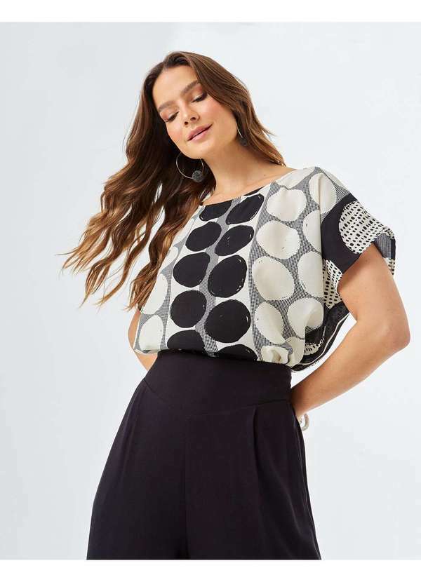 Zinzane - Blusa Zinzane Feminino Belina - Off White Branco