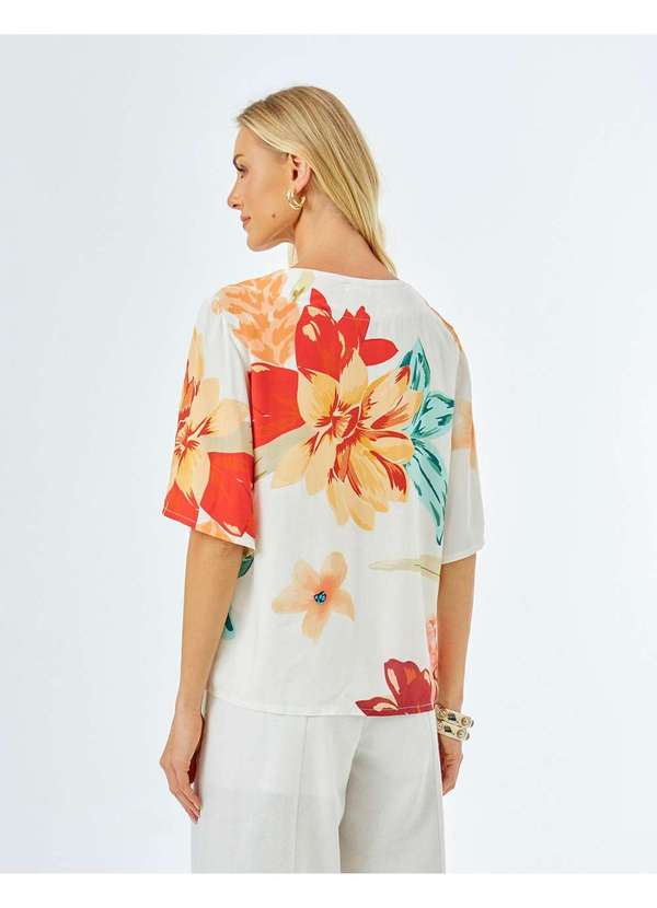 Zinzane - Blusa Zinzane Feminino Lucia - Off Branco 3