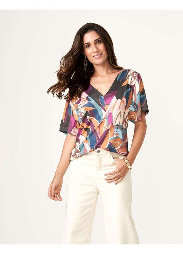 Zinzane - Blusa Zinzane Feminino Sabrina Preto
