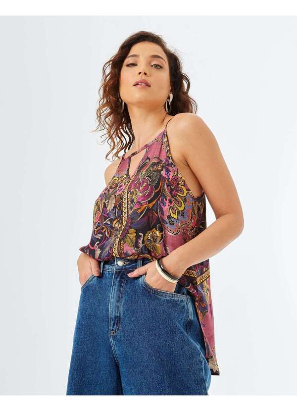 Zinzane - Regata Zinzane Feminino Mariah Rosa