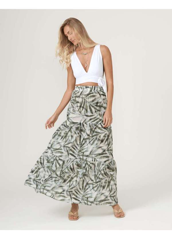 Zinzane - Top Zinzane Feminino Poliamida Amarracao Branco 2