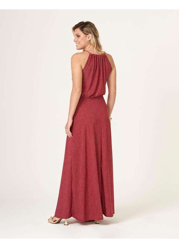 Zinzane - Vestido Zinzane Feminino Sky Longo Vermelho 3