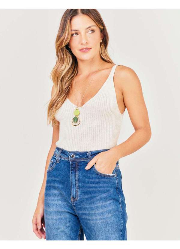 Zinzane - Calca Jeans Skinny Destroyed - Denim Escuro Azul 3