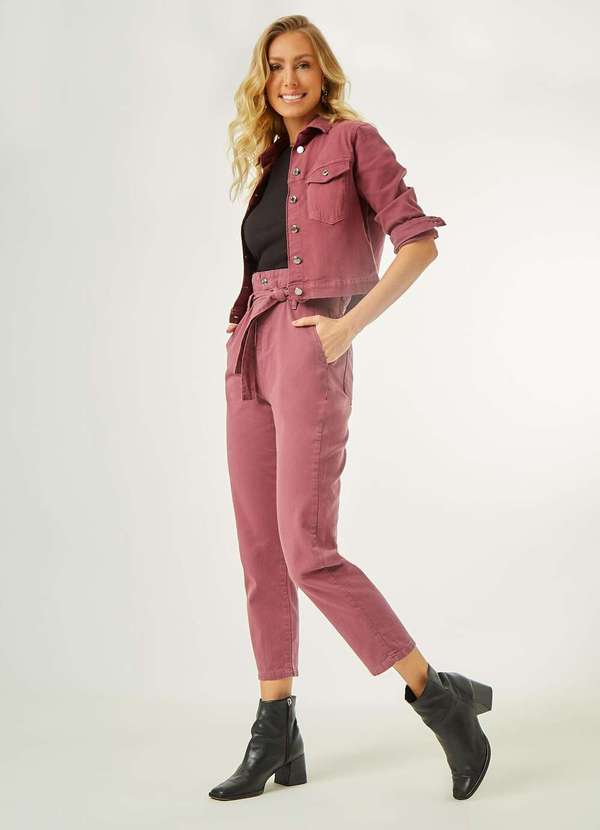 Zinzane - Calca Sarja Zinzane Feminino Clochard - Roxo Roxo