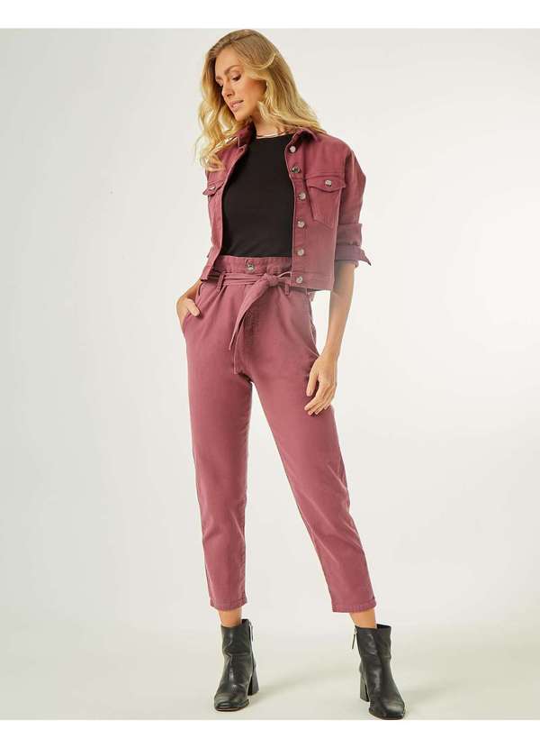Zinzane - Calca Sarja Zinzane Feminino Clochard - Roxo Roxo 3
