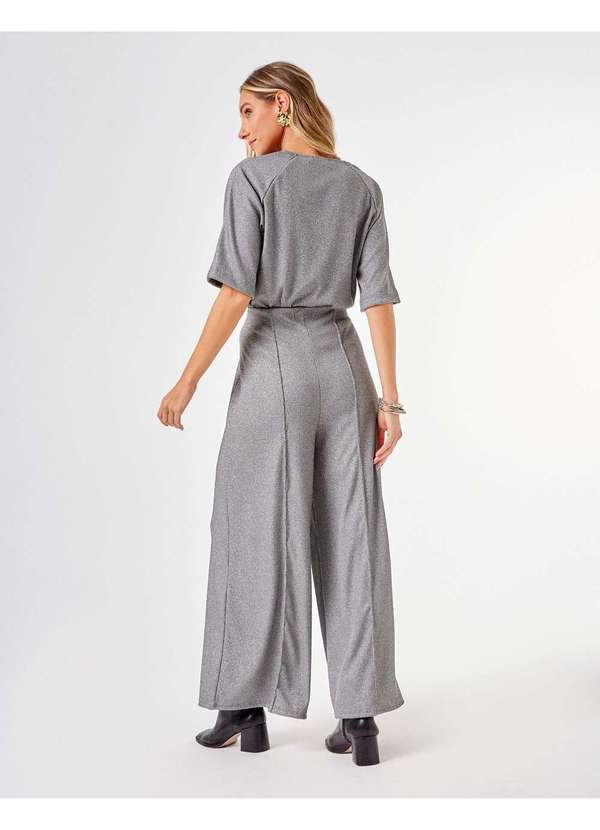 Zinzane - Calca Zinzane Feminino Pantalona Shine - Cinza Cinza 2