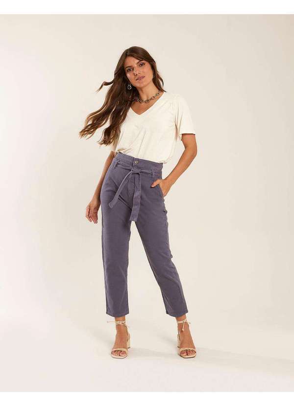 Zinzane - Calca Zinzane Feminino Sarja Clochard - Azul Estelar Azul