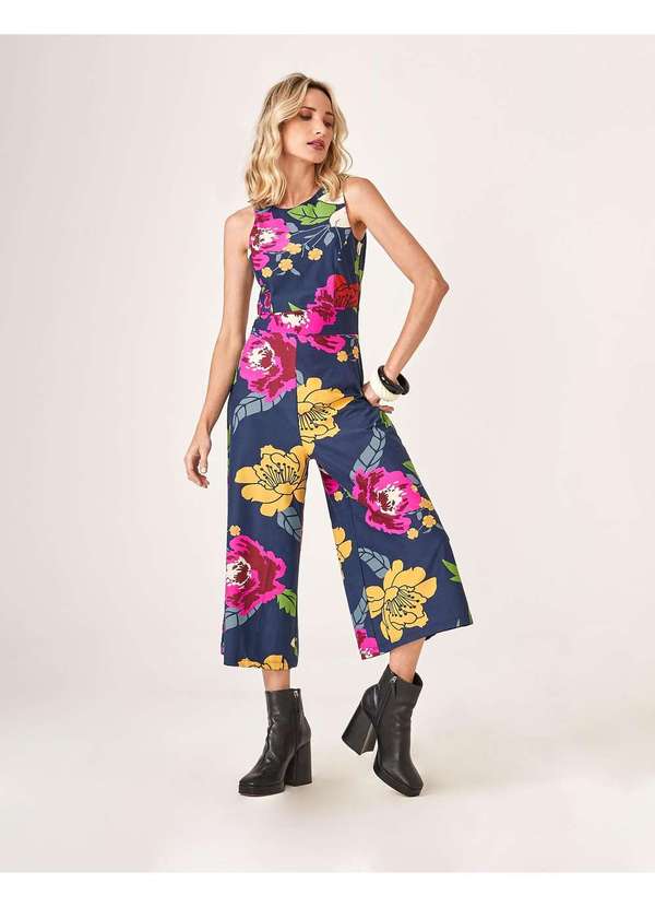 Zinzane - Macacao Zinzane Feminino Monica Pantacourt Azul